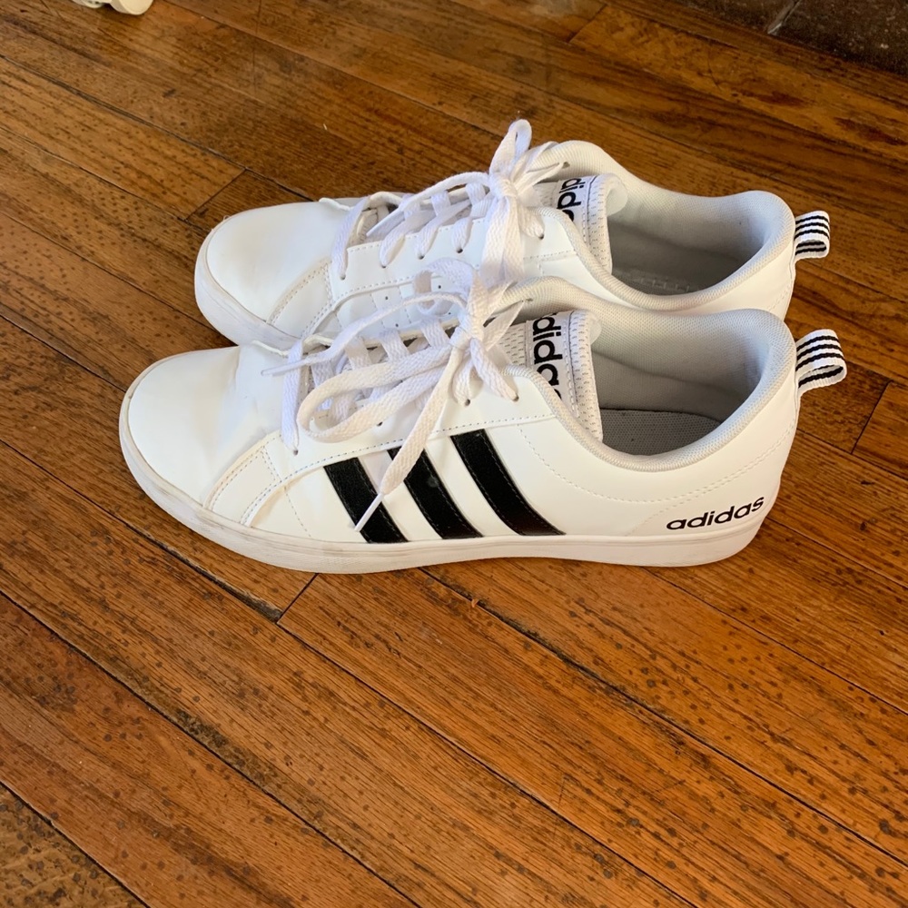 White adidas sneakers